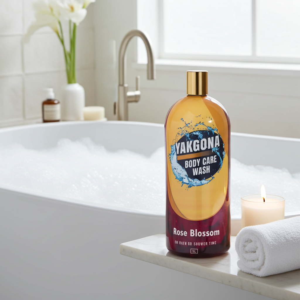 1L Yakgona Body Care Wash - Rose Blossom