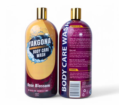 1L Yakgona Body Care Wash - Rose Blossom