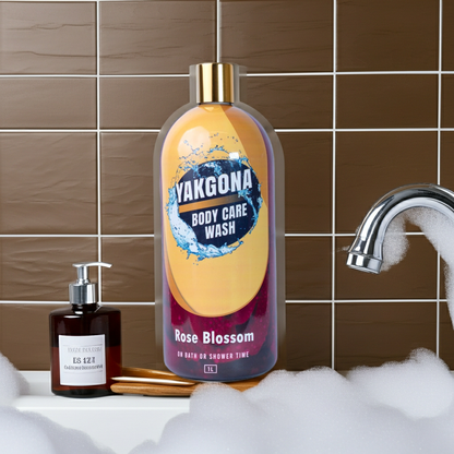 1L Yakgona Body Care Wash - Rose Blossom