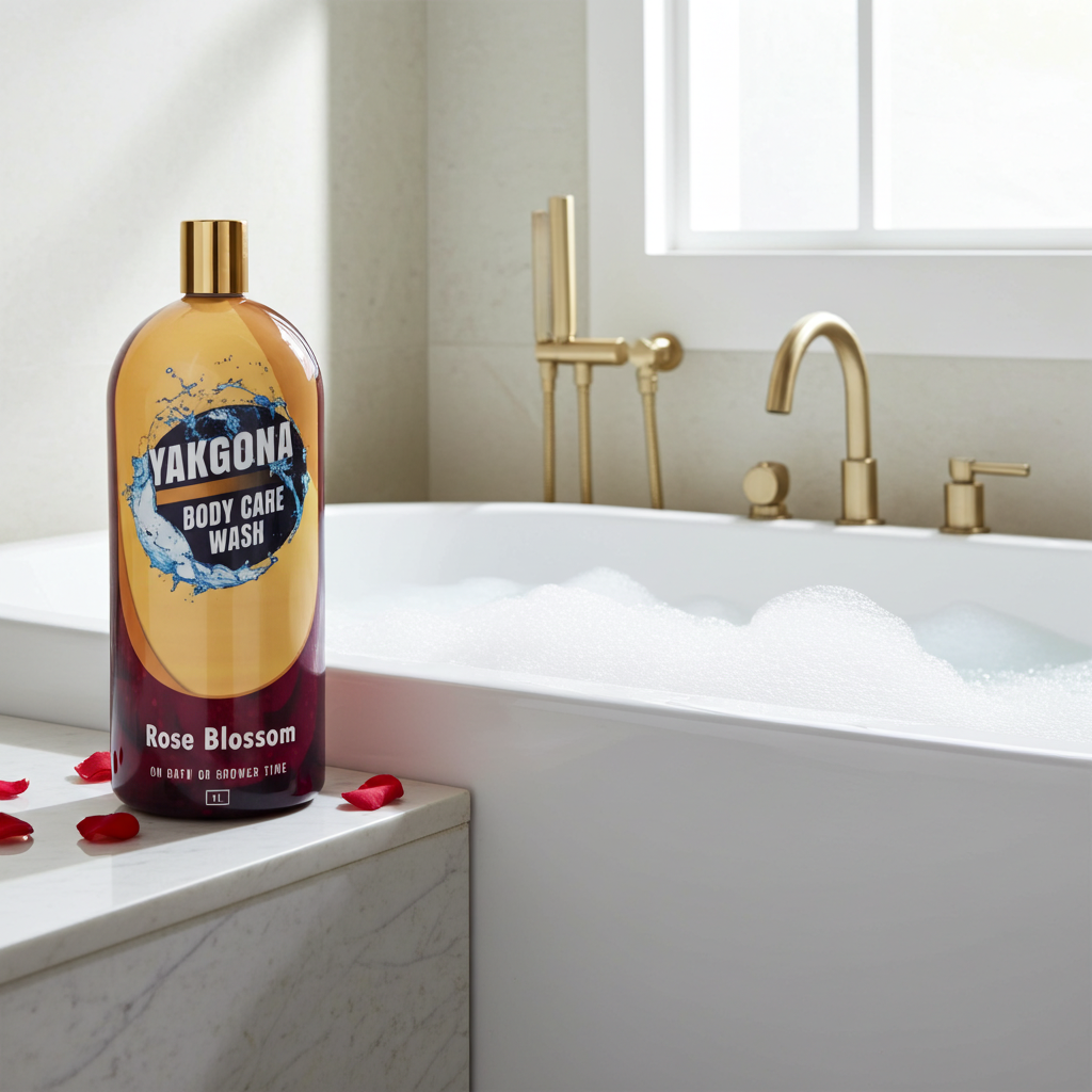 1L Yakgona Body Care Wash - Rose Blossom